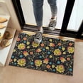 thumbnail image 2 of Pioneer Flower Floral Print Pattern Door Rugs,Washable Non Slip Door Mats Indoor,Decorative Door Mats,Entry Mat Indoor for Entrance,Bedroom,Kitchen,Bathroom,16"x24", 2 of 6
