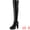 Black, variant on DARING DIVA Women's Platform Chunky Heels Over the Knee High Boots Brown 8