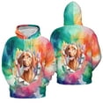 thumbnail image 3 of Funny Watercolor Adorable Vizsla Peeking Through Torn Paper Effect All Over Print 3D Hoodie Unisex Merch Hoodies Vizslas Dog Lover Gifts Idea - 00026, 3 of 6