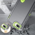 thumbnail image 5 of for iPhone 7/8 Plus Case, iPhone 7/8/6S/6 Plus Phone Case with Built in Kickstand, Shockproof/Drop Proof  Grade Protective Cover for iPhone 7/8 Plus 5.5"(Grey/Green), 5 of 14