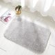thumbnail image 1 of Alfombra de baño antideslizante extra gruesa, alfombra de ducha absorbente de microfibra para máquina de baño gruesa (gris claro, 60 x 90 cm), 1 of 4