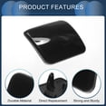 thumbnail image 4 of Cubierta de boquilla del lavaparabrisas del faro delantero derecho Unique Bargains No.1J0955110A Cubierta de recorte del parachoques para VW Golf 4 MK4/1998-2006 Plástico negro 1 Pcs, 4 of 7