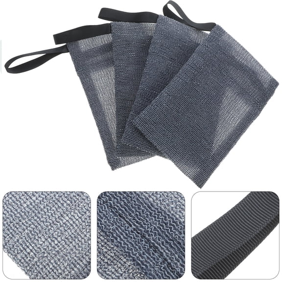BESTYASH 4Ud Bolsa Para Barra De Jabón Gris Con Para Colgar Y De Espacio