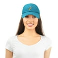 thumbnail image 5 of DALIX Banana Hat Novelty Peel Baseball Dad Cap Gifts for Men Women in Teal, 5 of 5