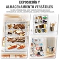thumbnail image 2 of Vitrina para Pan, Caja Acrilico Exhibicion para Panader&iacute;a, Panera Hermetica con Compartimento, Caja Expositora Transparente para Panader&iacute;a, Manualidades (4 layers), 2 of 7