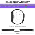 thumbnail image 7 of KOMI Bands for Amazfit Band 5 Replacement Strap Women Men, Soft Silicone Sport Strap Wristband Compatible with Amazfit Band 5 Accessories Black, 7 of 7