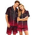 thumbnail image 2 of Spooky Pajamas Women Halloween Couple Pajamas Matching Sets Halloween Pajamas Halloween Pj Set Button Up Pajamas Couples Pajamas Matching PJS for Couples His Hers Jammies Wife Husband, Red, 4XL, 2 of 5