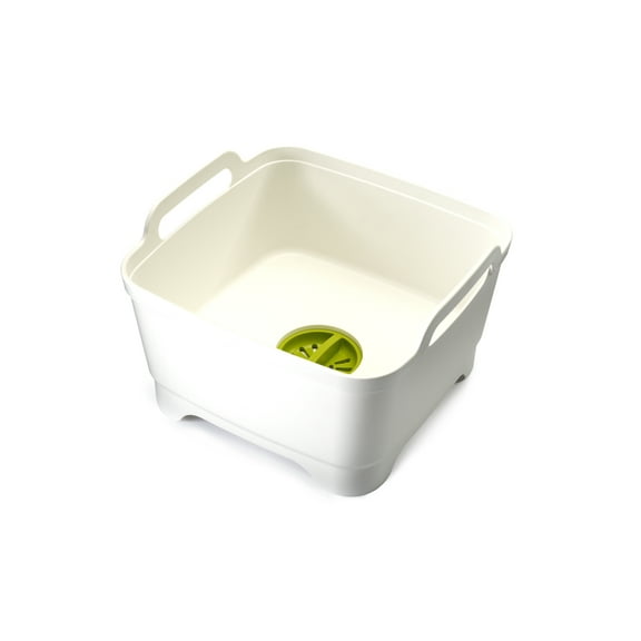 Joseph Joseph Wash&Drain Washing Up Bowl - White/Green
