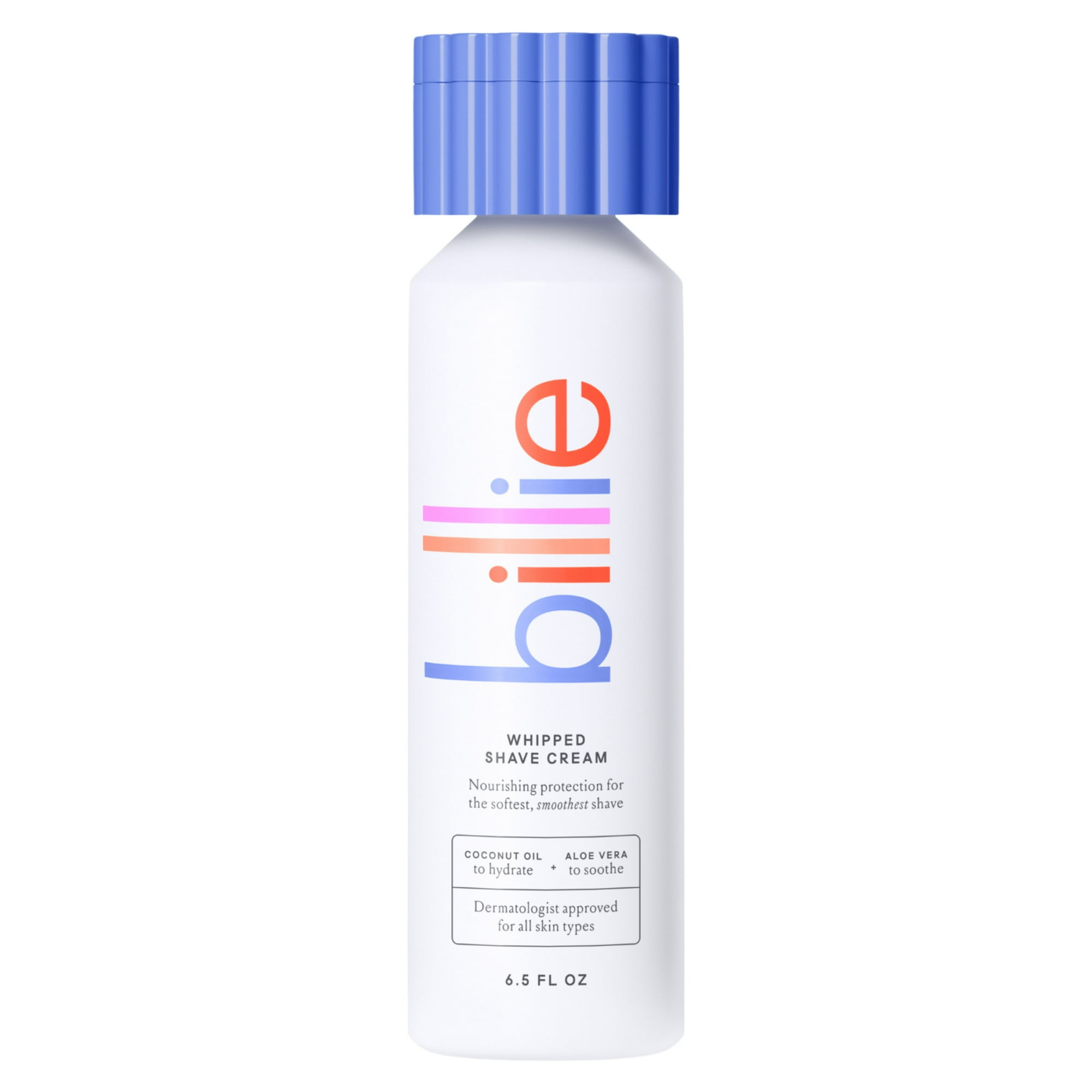 Billie Whipped Women's Shave Cream, Lavender & Bergamot Scent, 6.5 Fl Oz, Dermatologist Approved For All Skin Types