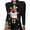 Black, variant on Womens Argyle Cable Cardigans Stand Collar Long Sleeve Metal Button Front Casual Lightweight Cardigan for Women Beige-S