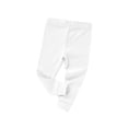 thumbnail image 2 of WAYUTE Toddler Ribbed Knit Leggings Elastic Waistband Stretch Slim Fit Solid Color Cotton Blend Soft Kids Bottoms Casual Outdoor,White,Size 3 Y-4 Y, 2 of 3