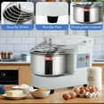 thumbnail image 5 of Garvee Commercial Food Mixer, 10.5 Qt Touch Screen Dough Mixer Machine with Timer, Security Shield, 650W Dual Rotating Dough Kneading Machine Food-grade Stainless Steel Bowl for Restaurant Bakery, 5 of 9