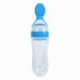 thumbnail image 2 of Biberón de Silicona para Bebé, Cuchara, 90ml, Alimentador Exrimidor de Cereales, Caliente, 2 of 7
