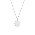 thumbnail image 1 of Diamondlite Cubic Zirconia Disc Necklace - Silver, 1 of 1