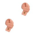 thumbnail image 4 of sweethay Bufanda de bebé Hilo grueso Tejer Bufandas para recién nacidos Buena elasticidad Silenciador Estilo clásico Pañuelo infantil Rosa Rosado 2piezas, 4 of 6