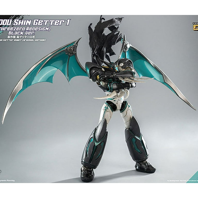 In Stock]Original Threezero ROBO Road Getter Robo: Armageddon, Change!! Shin Geta No. 1 (threezero Version) Black Version Model - 26