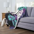 thumbnail image 2 of Disney Villains Banished And Exiled Kids Silk Touch Throw Blanket, 2 of 3
