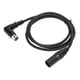 thumbnail image 1 of Cable de micrófono XLR macho a hembra, 3 pines, macho recto a conector hembra en ángulo recto, Cable de micrófono XLR de 4,9 pies, 1 of 8