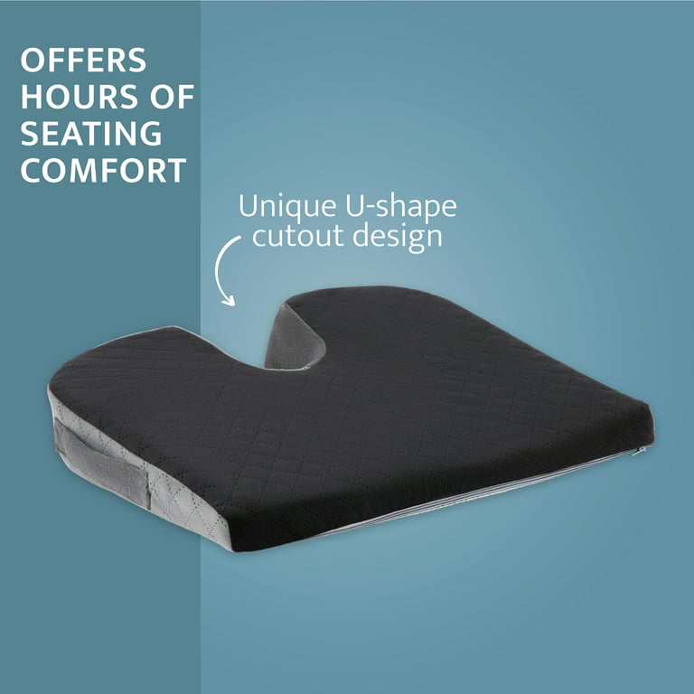 Lofty Aim Car Seat Cushion: 2-Pack Driver Seat Cushions - Wedge Memory Foam  Car Cushions for Butt/Sciatica Pain Relief - Driving Pillows for Car