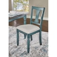 thumbnail image 6 of Home Square 2 Piece Wood Dining Side Chairs Set in Teal Blue, 6 of 6