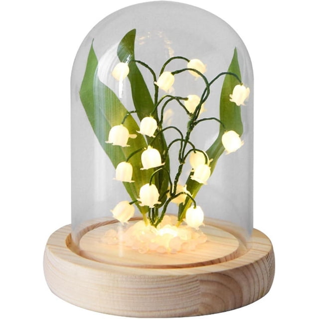 Luces de flores WEIHJMXG luz de noche decorativa LED lirio de los valles