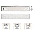 thumbnail image 5 of JOOCAR Easter Table Runner, Black and White Buffalo Plaid Rabbit 13x72 Inch Table Runner for Easter Kitchen Dining Table Table Holiday Decoration, 5 of 5