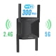 thumbnail image 5 of Amplificador De Señal Repetidor WiFi antenas externas amplificador de señal para el hogar (enchufe negro de 300M de EE. UU.), 5 of 6