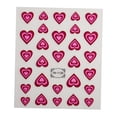 thumbnail image 3 of Pegatinas para decoración de uñas jinwen en forma de corazón color rosa, 3 of 8
