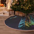 thumbnail image 5 of Sikiie Dragon with Colorful Tail Christmas Tree Skirt, Christmas Tree Decorations, Christmas Decor, Tree Mat Decoration(30-48IN)-48", 5 of 6