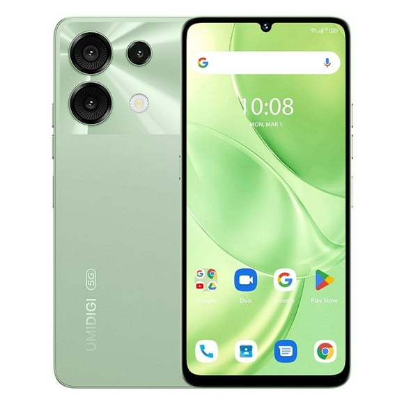 Smartphone Umidigi Note 90 5G Dual SIM 128GB 6GB + 6GB RAM Lake Green Desbloqueado