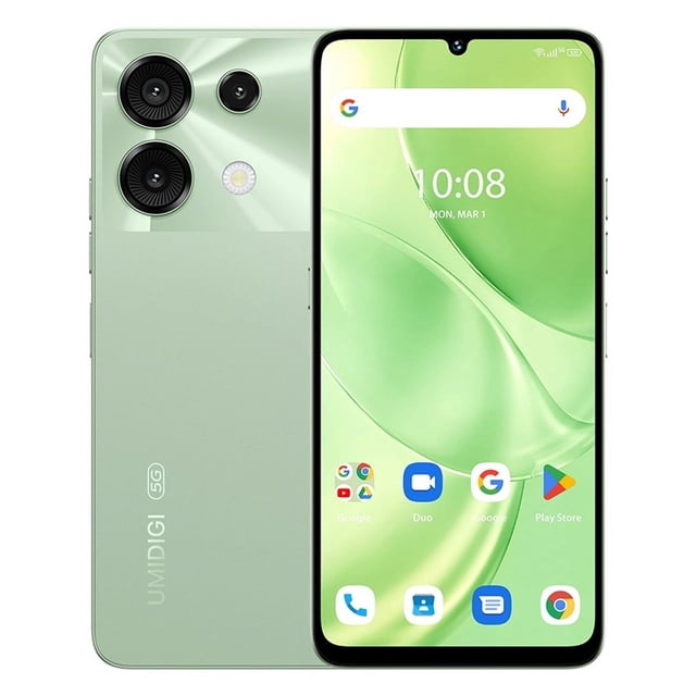 Smartphone Umidigi Note 90 5G Dual SIM 128GB 6GB + 6GB RAM Lake Green Desbloqueado