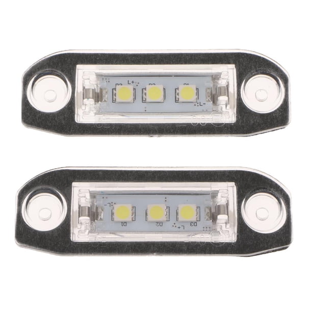 Par De Luces LED Para Matrícula, Color Blanco, Para Volvo S80 Xc90 S40 S60 C70