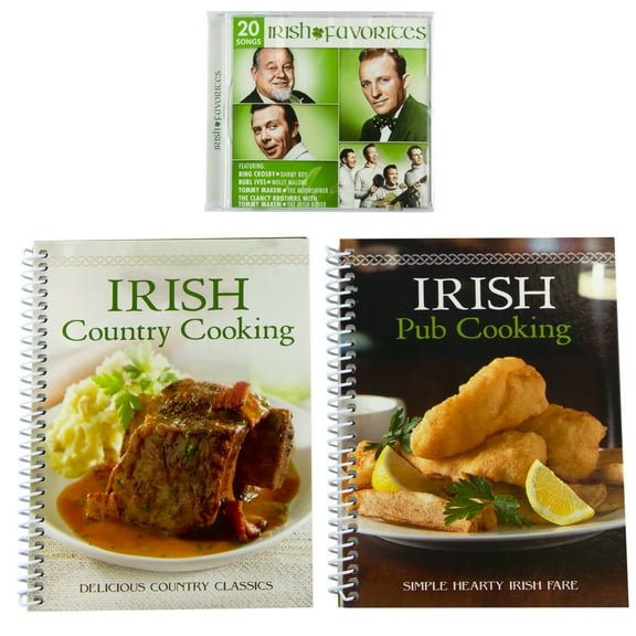 Irish Pub and Country Cooking Cookbook Collection with Bonus Irish Favorites CD