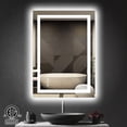 thumbnail image 4 of TOOLKISS  Anti-fog Frameless Dimmable Mirror with Backlit and Front Lighting 24 in. W x 36 in. H, 4 of 4