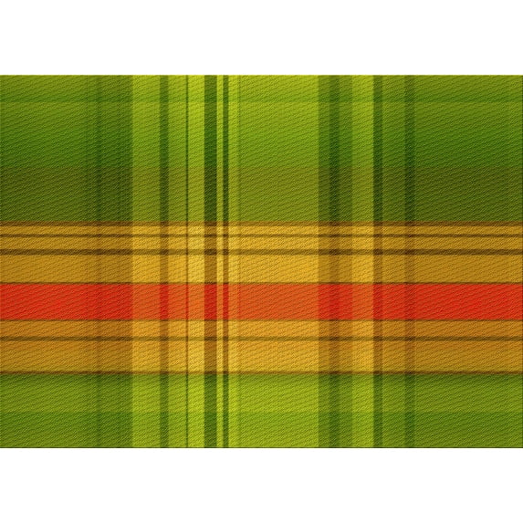 Ahgly Company Indoor Rectangle Patterned Pistachio Green Area Rugs, 6' x 9'