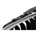 thumbnail image 5 of For BMW 325i/330i 2002 2003 2004 2005 Grille Passenger Side | Sedan/Wagon | Chrome Frame and Black Inner | Replacement For BM1200127 | 51137030546, 615343299204, 5 of 5