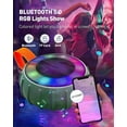 thumbnail image 3 of Altavoz Bluetooth Sincero portátil impermeable IPX6 Con luz LED 116*116*49mm, 3 of 5