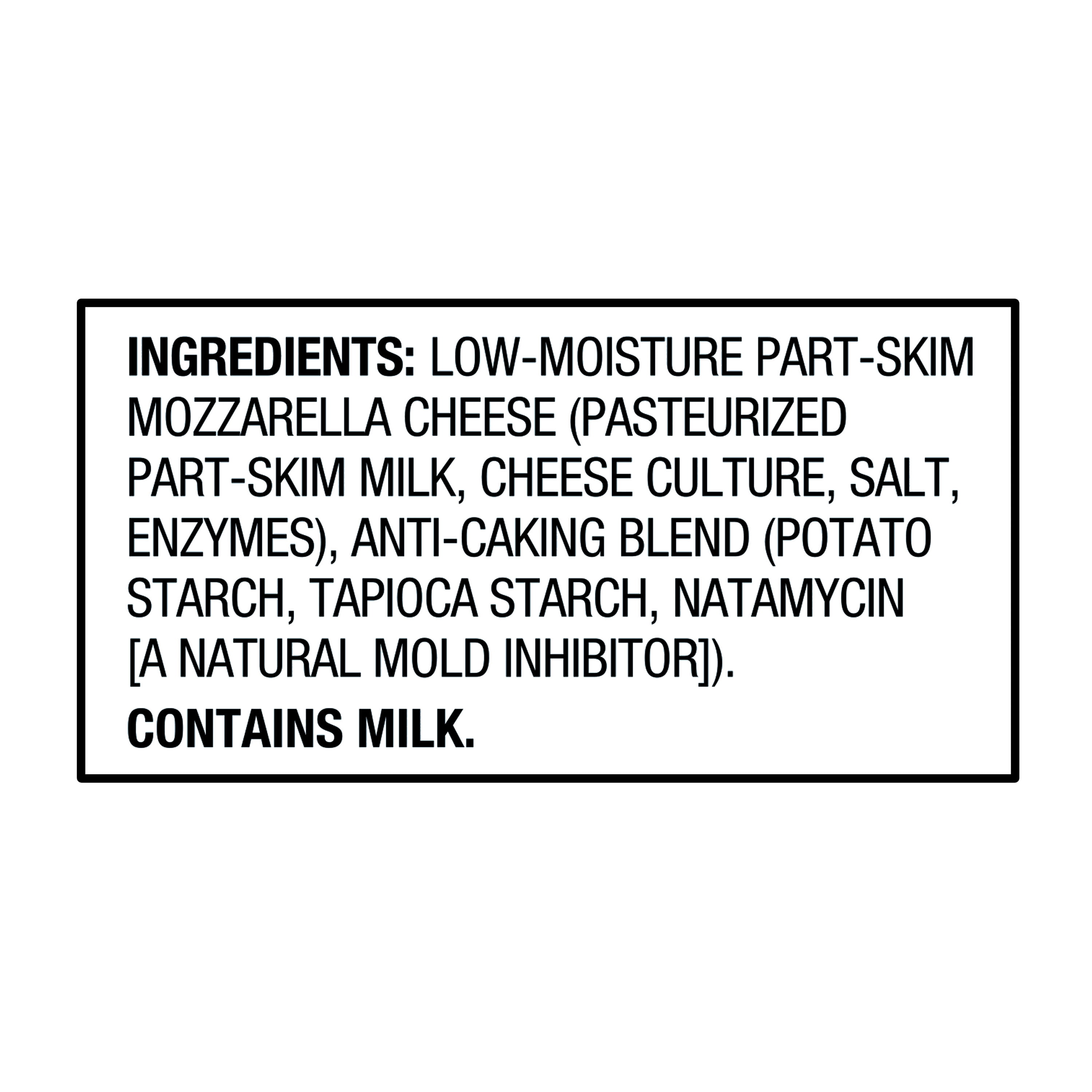 Great Value Low-Moisture Part-Skim Mozzarella Shredded Cheese, 16 oz Bag