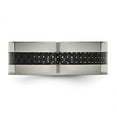 thumbnail image 3 of Chisel Titanium Polished with Black Carbon Fiber Inlay Flat 8mm Band, 3 of 7