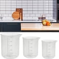 thumbnail image 3 of measuring cup transparent measuring cup beaker measuring cup lab measuring cup polypropylene measuring cup, 3 of 5