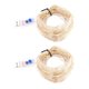 thumbnail image 1 of uds cadena de alambre de cobre luz USB 10M 100 cuentas de lámpara 8 modos decoración del hogar vacaciones, 1 of 8