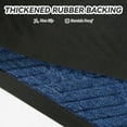 thumbnail image 5 of SIXHOME Outdoor Mat Non Slip Doormat 17"x30" Front Door Mat Outside Absorbent Rubber Welcome Mat Low Profile Dirt Trapper Indoor Outdoor Doormat Thicken Crosshatch Entryway Rug Floor Mat Light Blue, 5 of 8