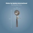thumbnail image 4 of Update International (DP-8) Plat en Acier Inoxydable 4 oz, Gris, 4 of 4