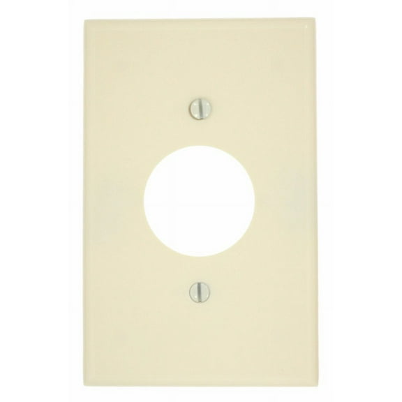 Leviton 80504-A Almond Midway Single Gang 1.406" Single Receptacle Wall Plate
