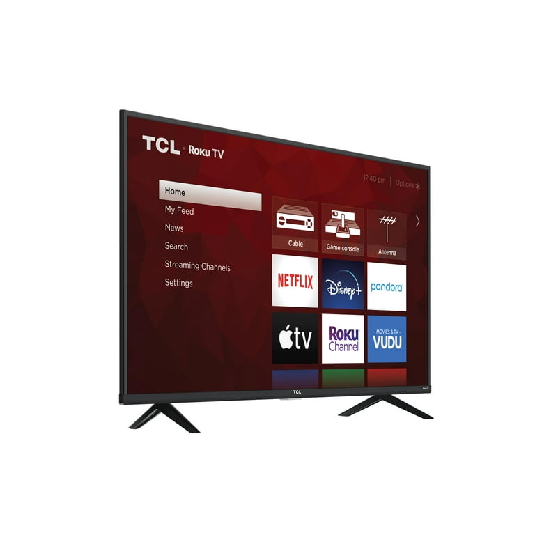 Restored TCL 43 Class 4k UHD Series LED Roku Smart TV 43S433 (Refurbished)  