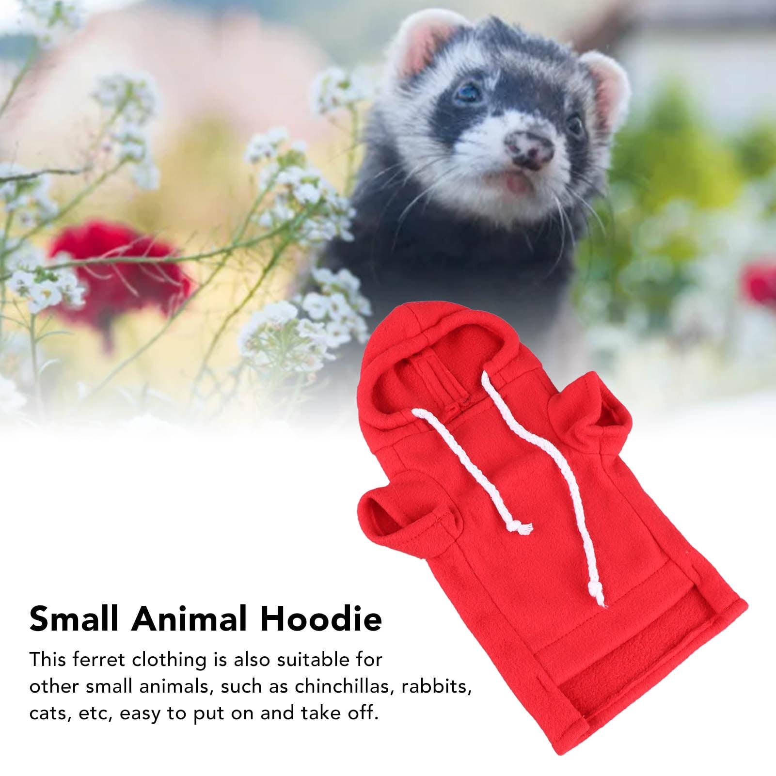 Cat Vest Turtleneck Sweater With Hat Ferret Clothes Ferret Pullover Shirt With Sleeves Ferret Pajamas Jumper Winter Thickening Warm Pet Ferret Clothes For Pet Ferret Walmart