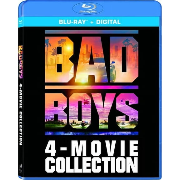 Bad Boys: 4-Movie Collection (Blu-ray   Digital Copy), Sony Pictures, Action & Adventure