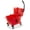 Red, variant on Commercial Mop Bucket with Side Press Wringer, 26 Quart, Black