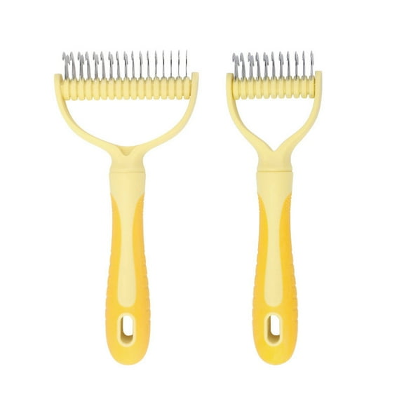 BESTSKY Cat Brush,Double-Sided Multi-Function Design Dog Brush,Efficient Anti-Tangle Gentle Skin Care Experience Cat Stuff,1100Ml