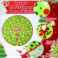thumbnail image 2 of Guvpev 48" Christmas Tree Skirt - Xmas Tree Skirt Mats for Christmas Tree Decorations - Red & Green Polka Dot Christmas Tree Skirt for Indoor Outdoor Holiday Xmas Party Decorations, 2 of 7